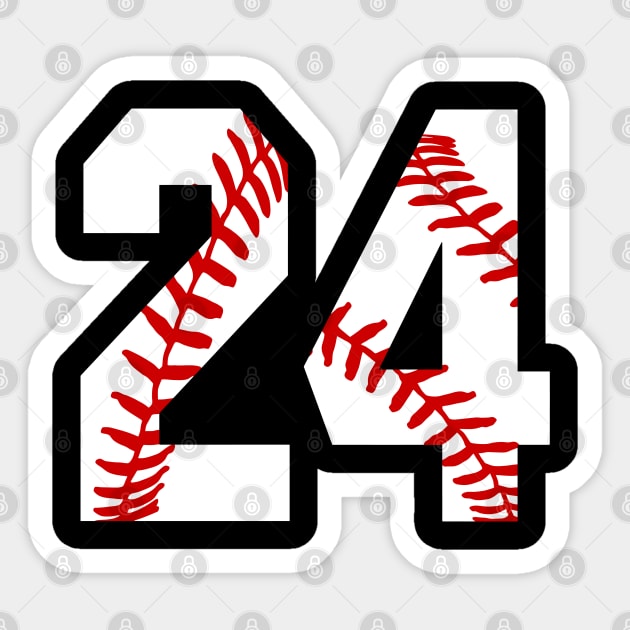 Baseball Number 24 24 Baseball Shirt Jersey Favorite Player